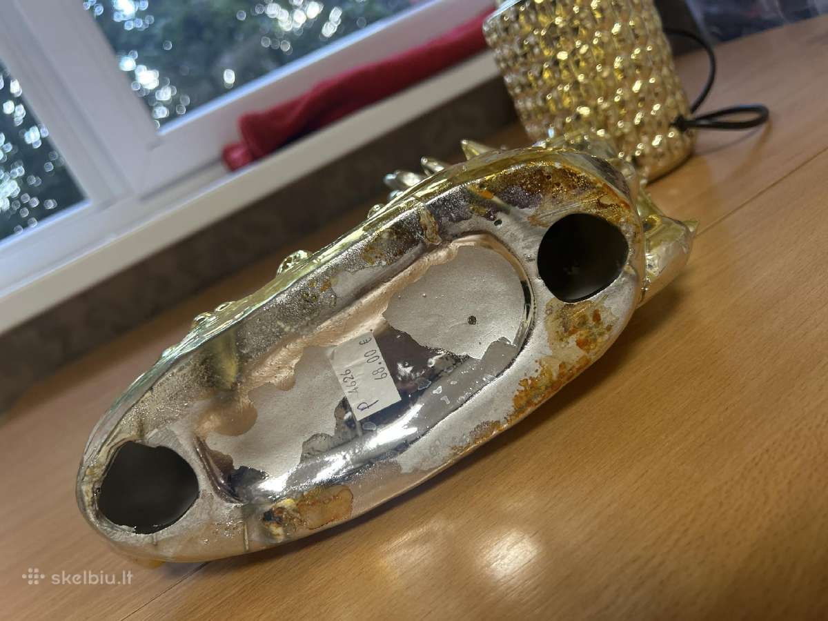 Auksinė keraminė drakono skulptūra - nuotraukos Nr. 8