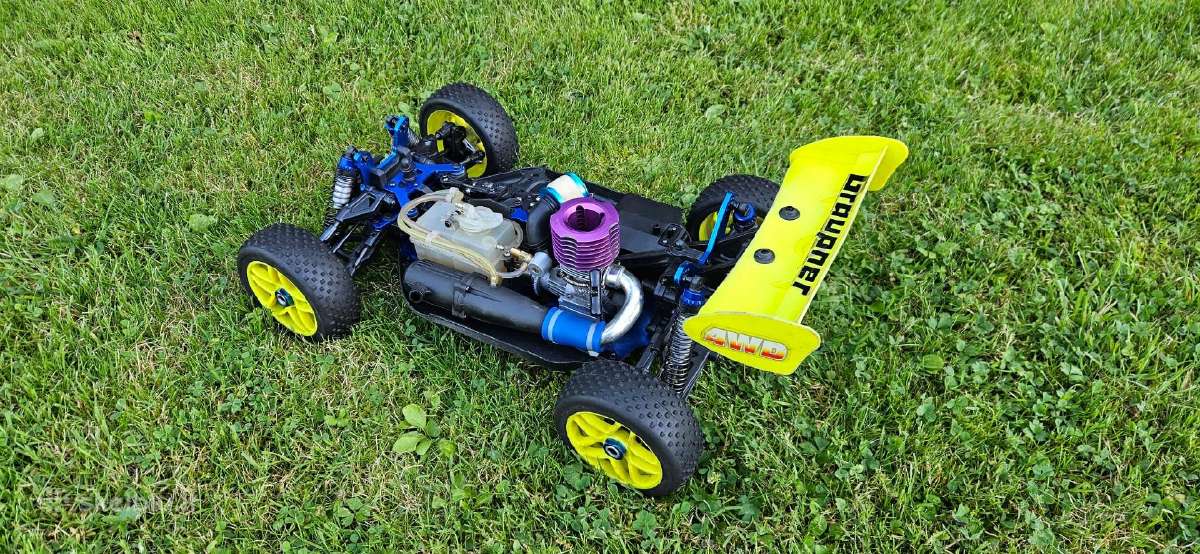 Graupner 1/8 Nitro bagis .21 su 2.4 GHz pultu - nuotraukos Nr. 3