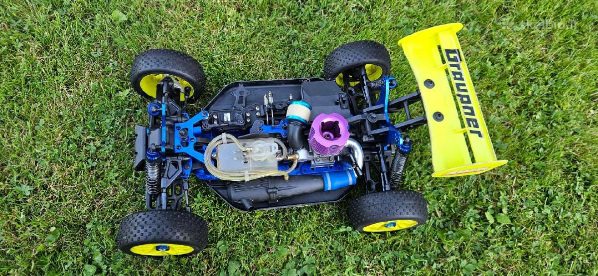 Graupner 1/8 Nitro bagis .21 su 2.4 GHz pultu - nuotraukos Nr. 6