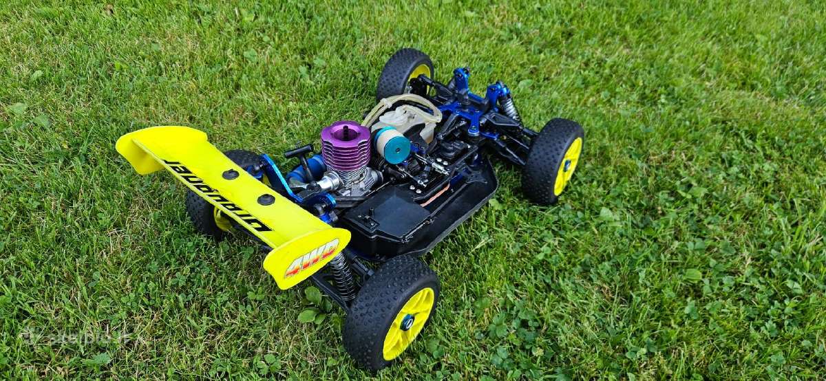 Graupner 1/8 Nitro bagis .21 su 2.4 GHz pultu - nuotraukos Nr. 7