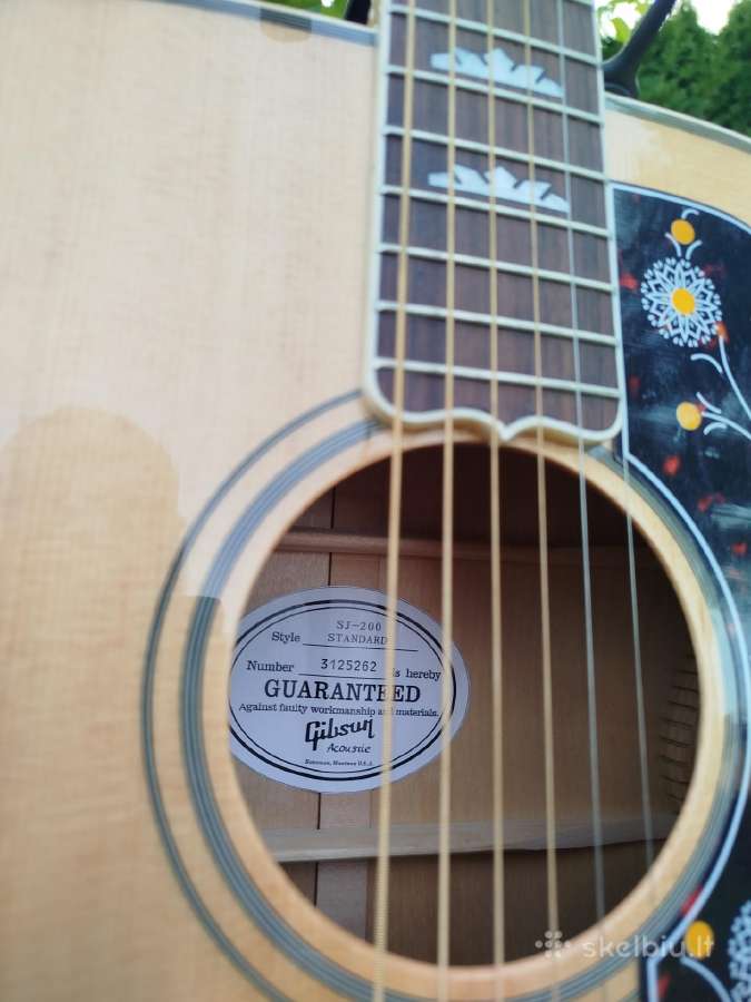 Gibson elektro-akustine gitara - nuotraukos Nr. 4