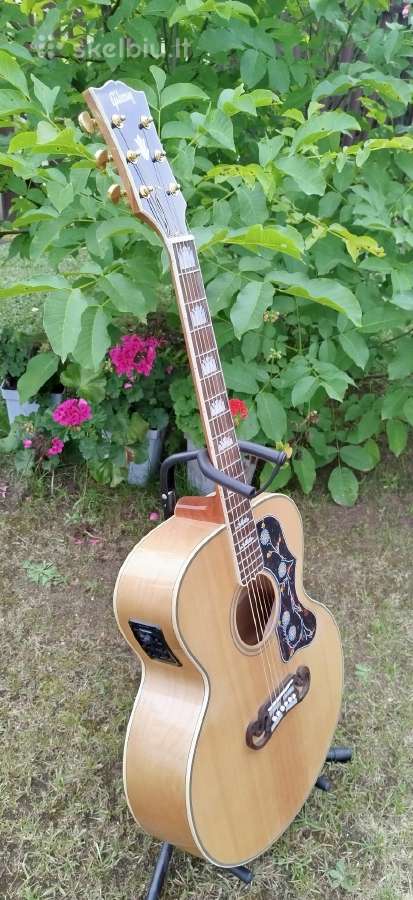 Gibson elektro-akustine gitara - nuotraukos Nr. 6