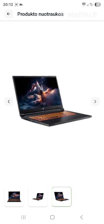 Acer nitro V17ai - nuotraukos Nr. 3