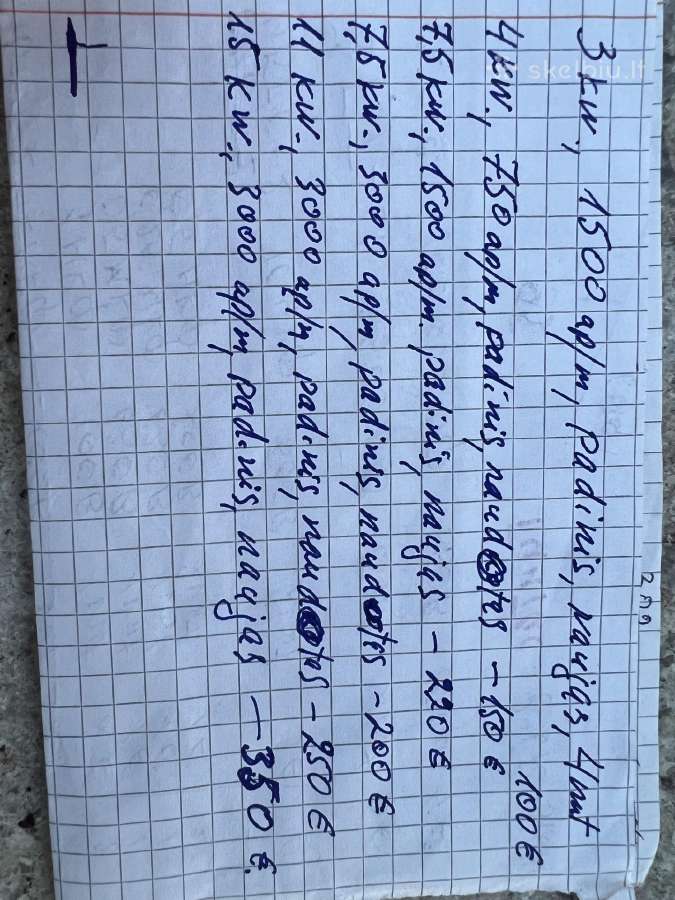 Elektros varikliai - nuotraukos Nr. 3
