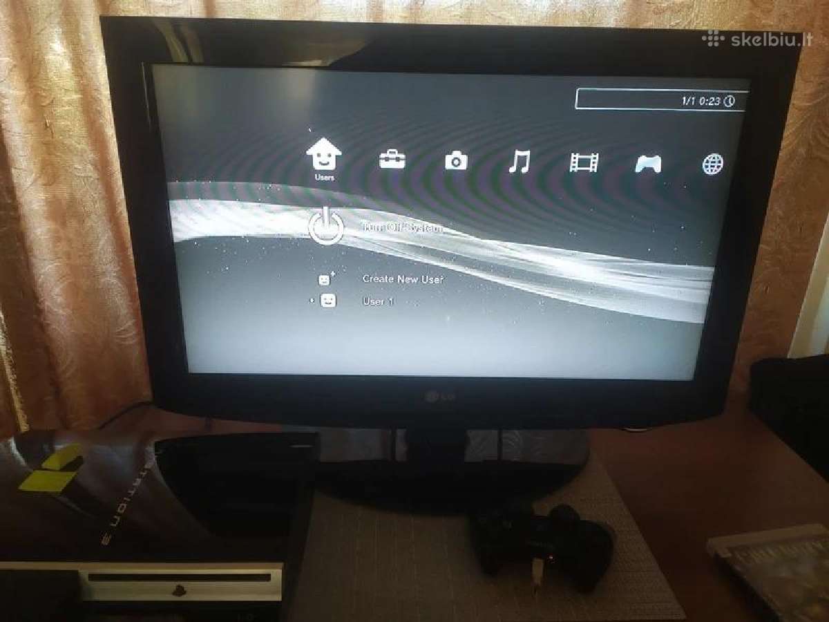 PS3 Fat žaidimų konsolės (Cechh03 ir Cechg04) - nuotraukos Nr. 6