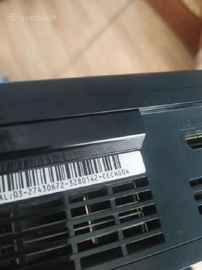 PS3 Fat žaidimų konsolės (Cechh03 ir Cechg04) - nuotraukos Nr. 8