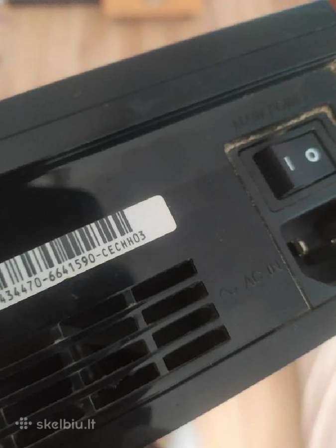 PS3 Fat žaidimų konsolės (Cechh03 ir Cechg04) - nuotraukos Nr. 9