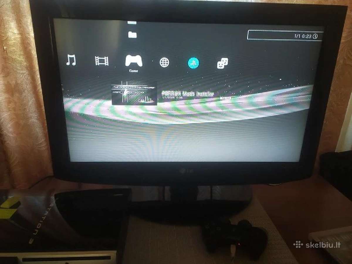 PS3 Fat žaidimų konsolės (Cechh03 ir Cechg04) - nuotraukos Nr. 7
