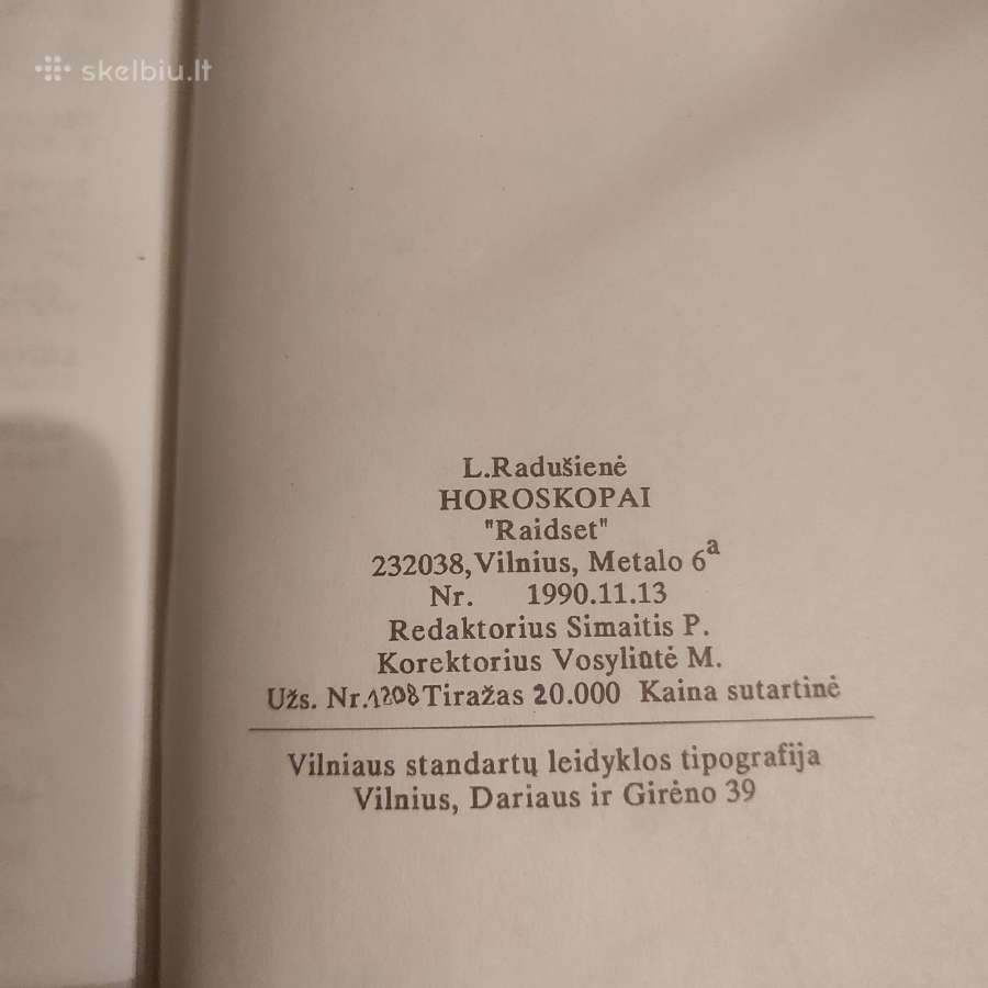 Knyga Horoskopai - nuotraukos Nr. 2