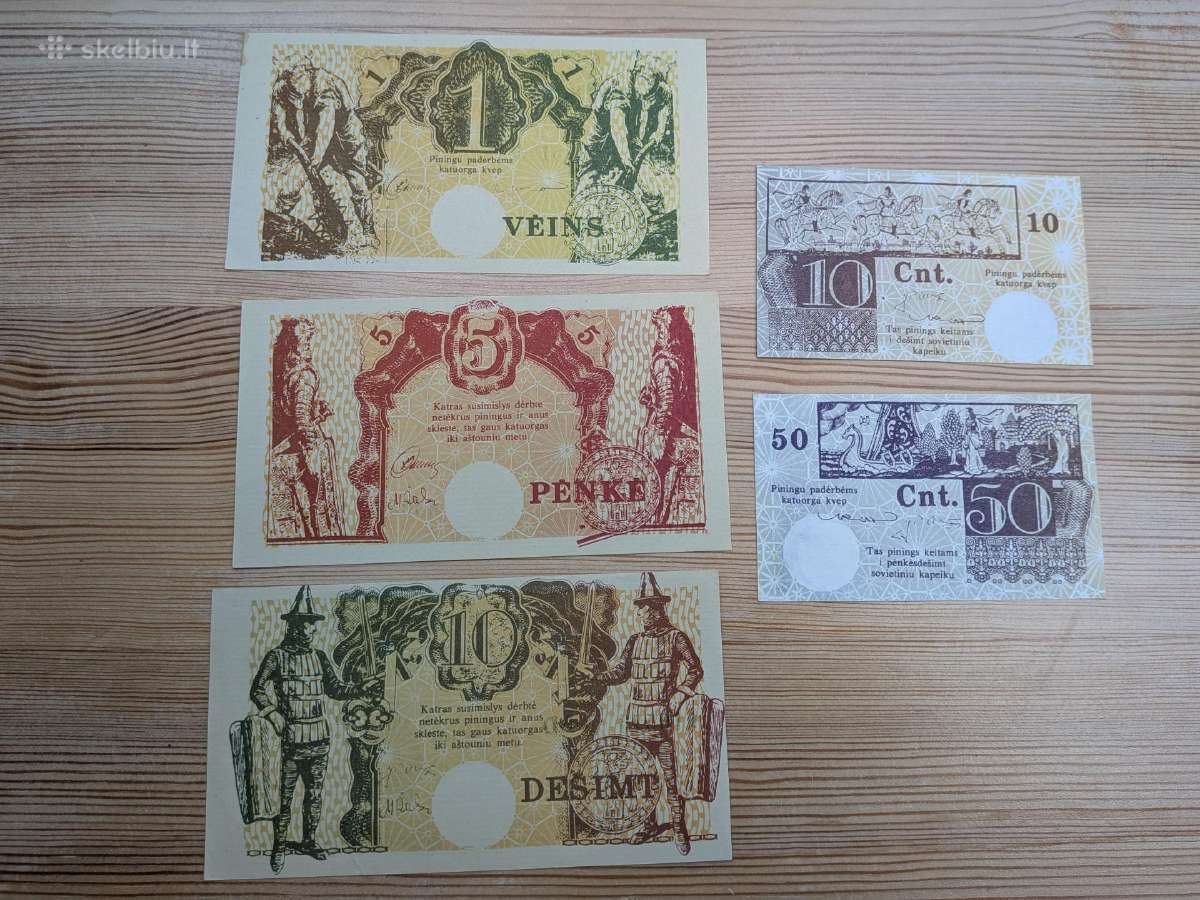 1989 Žemaičių pinigai - nuotraukos Nr. 2