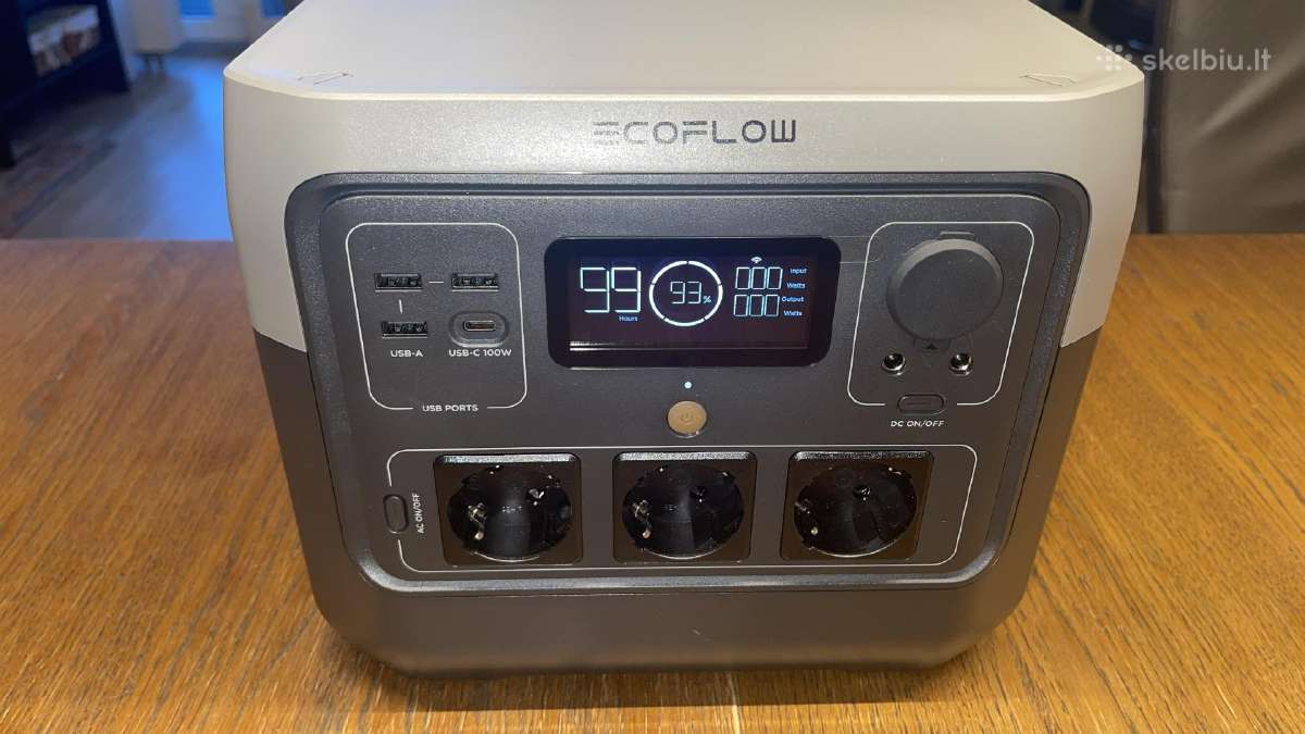 Nešiojama elektros stotis Ecoflow River2pro 768wh - nuotraukos Nr. 3