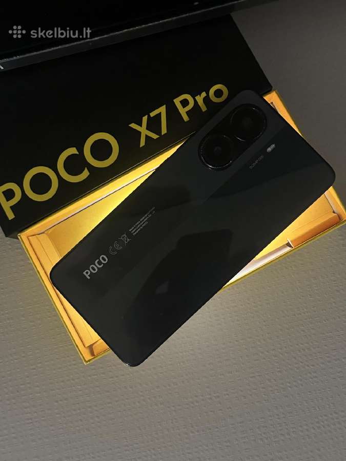 Poco x7 pro black 256gbv - nuotraukos Nr. 3