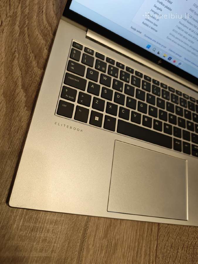 Hp Elitebook 845 G10 Ryzen 7540u Us kb. - nuotraukos Nr. 3