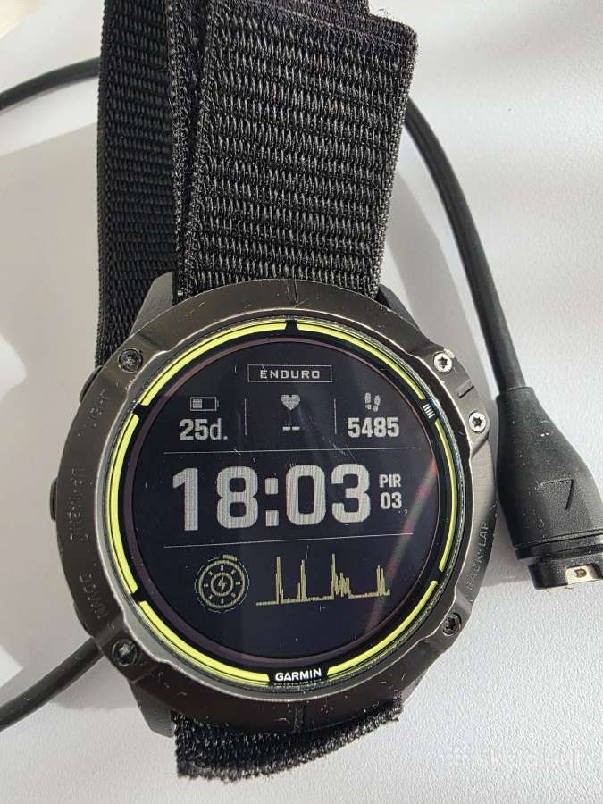 Garmin Enduro titanium dlc išmanusis laikrodis - nuotraukos Nr. 3