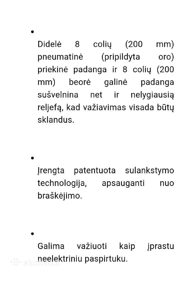 Elektrinis paspirtukas Razor Eprime Air - nuotraukos Nr. 13