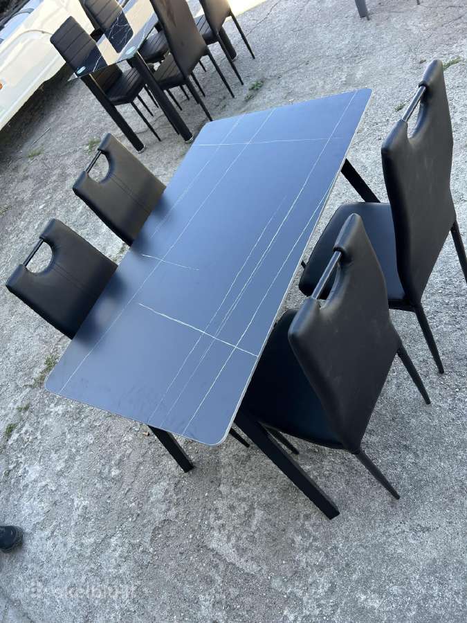 Keramikinis stalas + 4 kėdės 170€ - nuotraukos Nr. 9