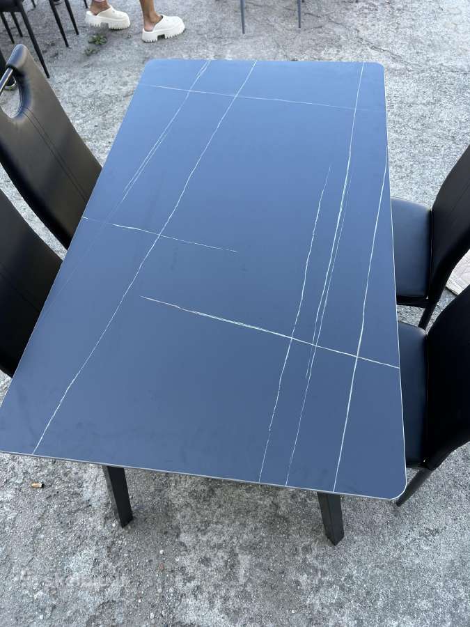 Keramikinis stalas + 4 kėdės 170€ - nuotraukos Nr. 13