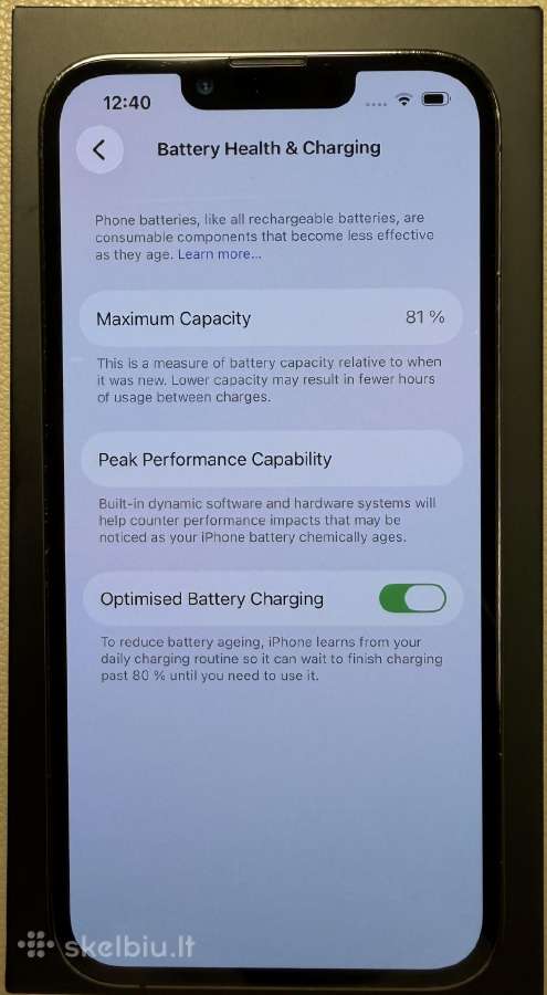 iPhone 13 Pro 256gb - nuotraukos Nr. 4