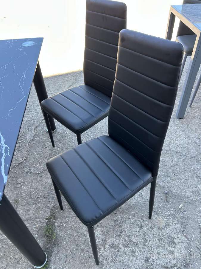 Valgomojo stalas su 4 kėdėm 160€ - nuotraukos Nr. 9