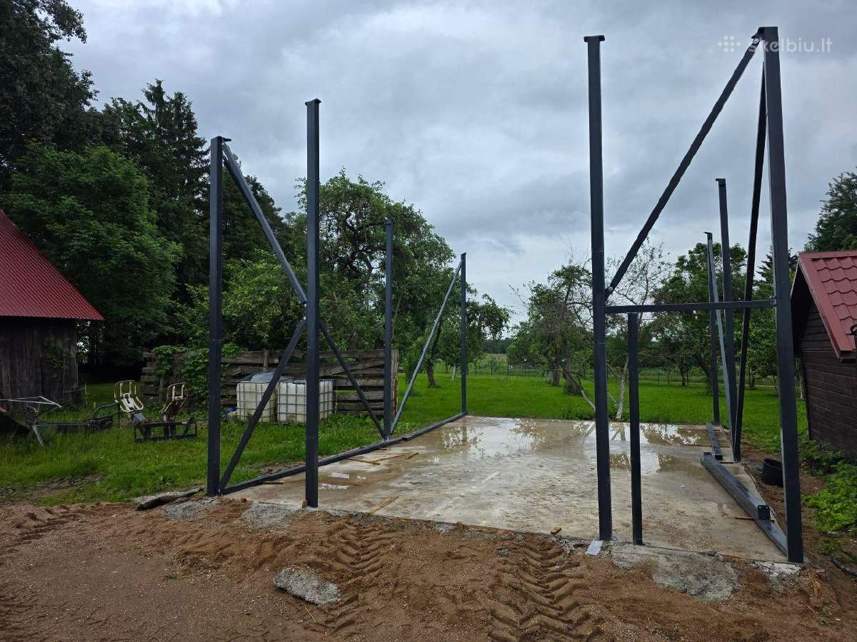 Angarų konstrukcijos gamyba projektas - nuotraukos Nr. 7