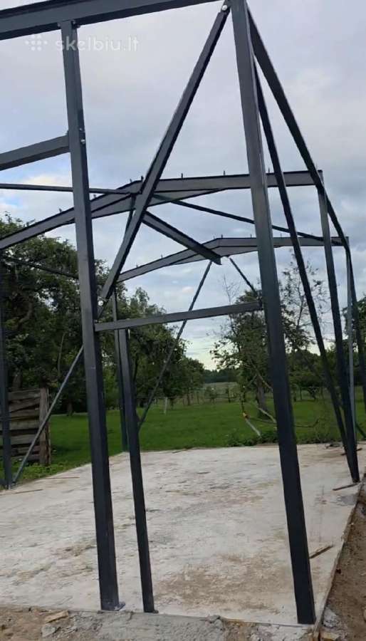 Angarų konstrukcijos gamyba projektas - nuotraukos Nr. 3
