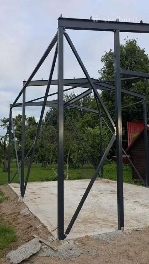 Angarų konstrukcijos gamyba projektas - nuotraukos Nr. 4