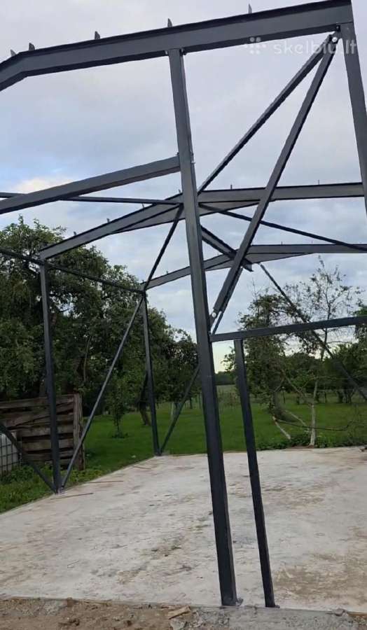 Angarų konstrukcijos gamyba projektas - nuotraukos Nr. 11