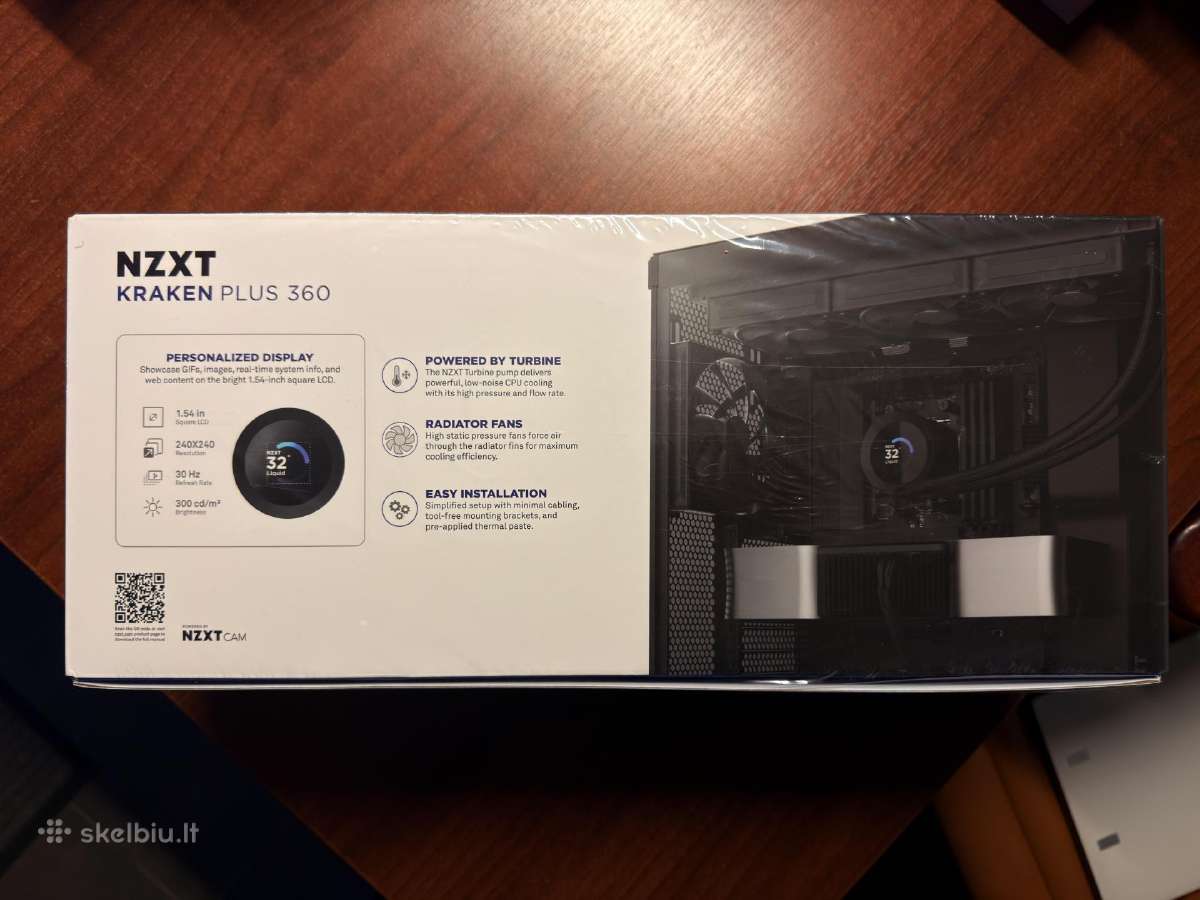 Nzxt Kraken Plus 360, Rl-kn360-b2 - nuotraukos Nr. 2