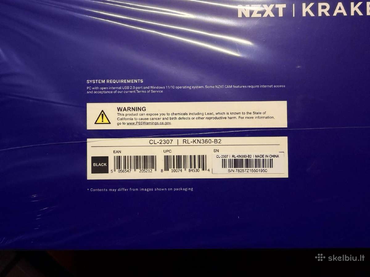 Nzxt Kraken Plus 360, Rl-kn360-b2 - nuotraukos Nr. 4