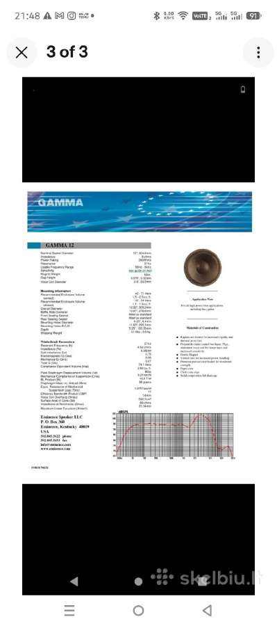 Scenines kolonėlės monitoriai - nuotraukos Nr. 6