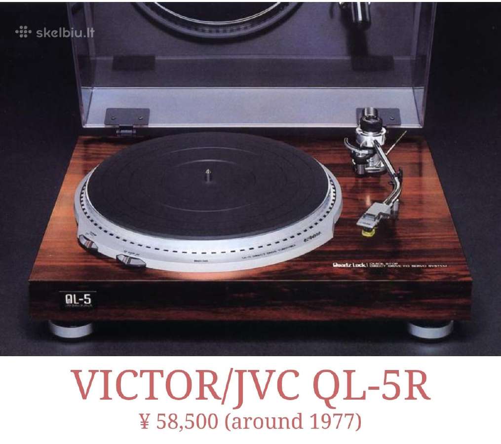 Victor Ql-5 plokštelių grotuvas - nuotraukos Nr. 2