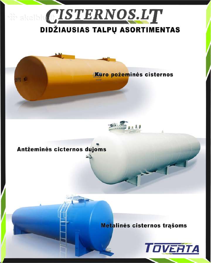 Metalinė cisterna, talpa kurui, trąšoms, vandeniui - nuotraukos Nr. 2
