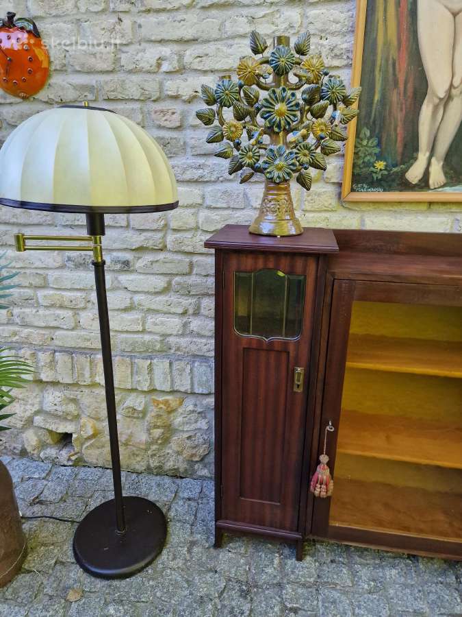Antikvarinė Art Nouveau raudonmedžio indauja - nuotraukos Nr. 37