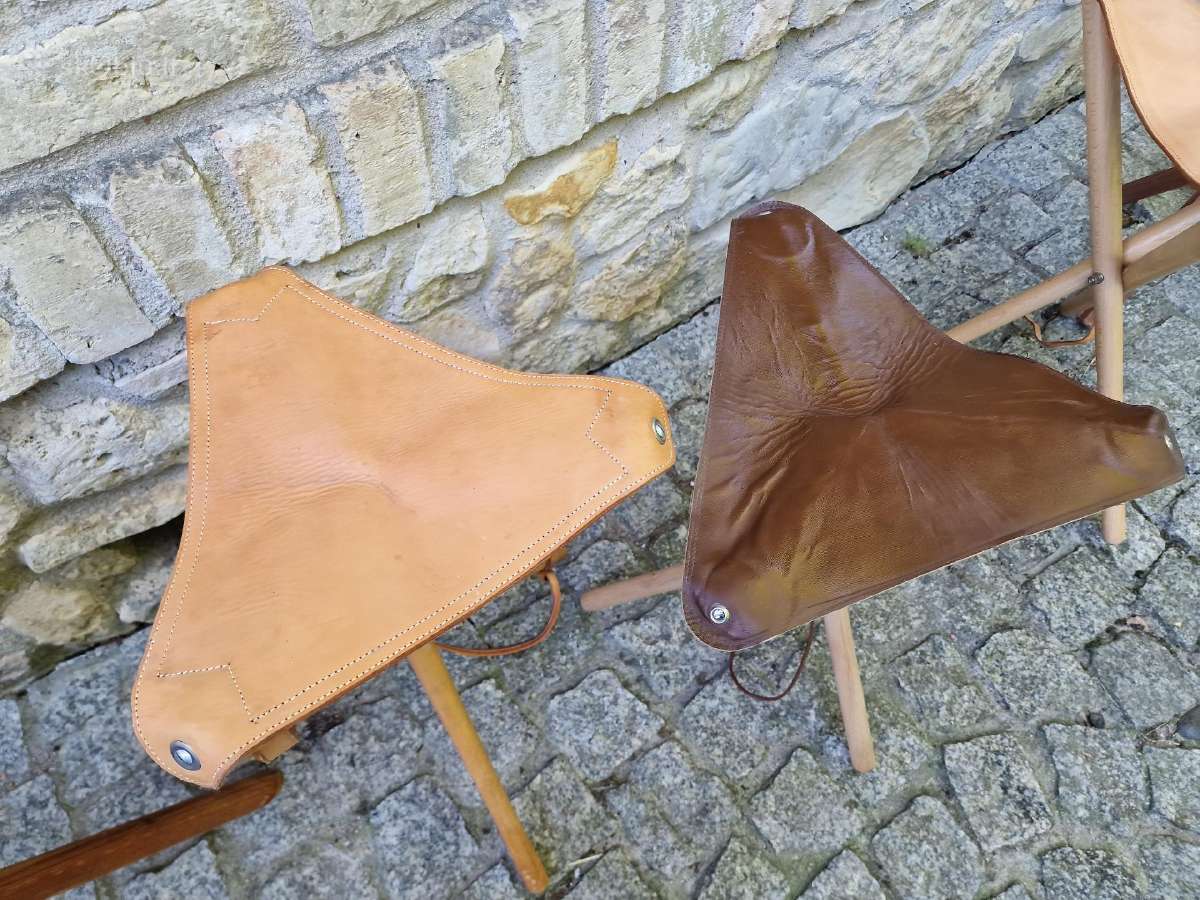 Vintažinės sudedamos kelioninės kėdutės - nuotraukos Nr. 18