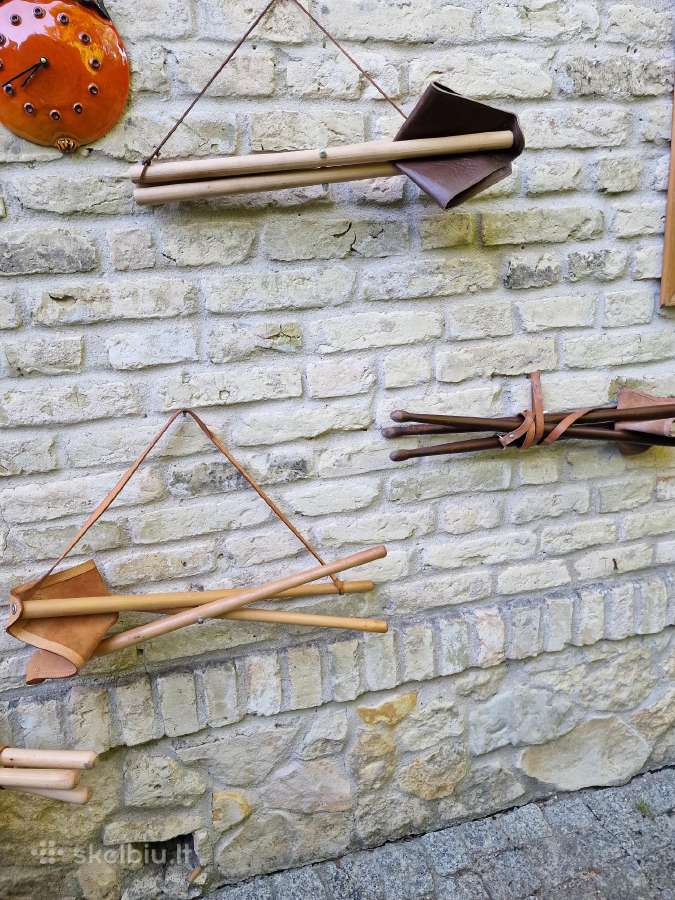 Vintažinės sudedamos kelioninės kėdutės - nuotraukos Nr. 24