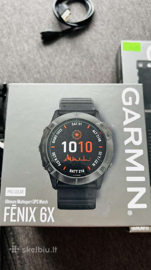 Garmin Fenix 6x Pro Solar - nuotraukos Nr. 7