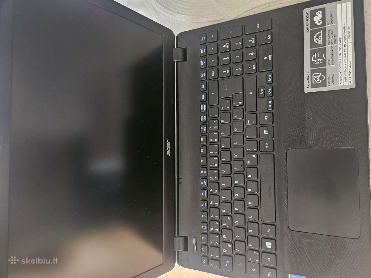 Nešiojamas kompiuteris Acer Mm15 .Acer E15. - nuotraukos Nr. 5