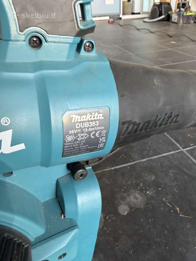 Makita 2x18v lapu pustuvas-siurblys - nuotraukos Nr. 3