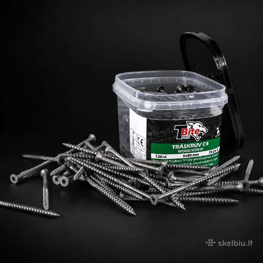 Konstrukciniai medsraigčiai T-bite Pro - nuotraukos Nr. 5