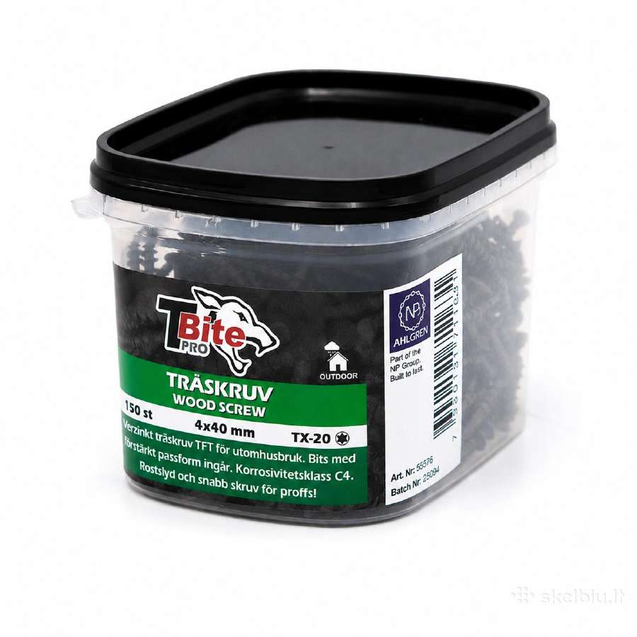 Konstrukciniai medsraigčiai T-bite Pro - nuotraukos Nr. 15