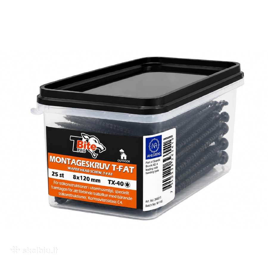 Konstrukciniai medsraigčiai T-bite Pro - nuotraukos Nr. 18