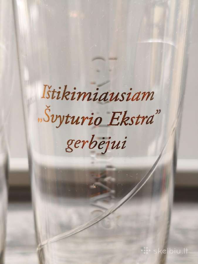 Kolekcinės „Švyturys Ekstra“ alaus taurės, 0.3l - nuotraukos Nr. 4