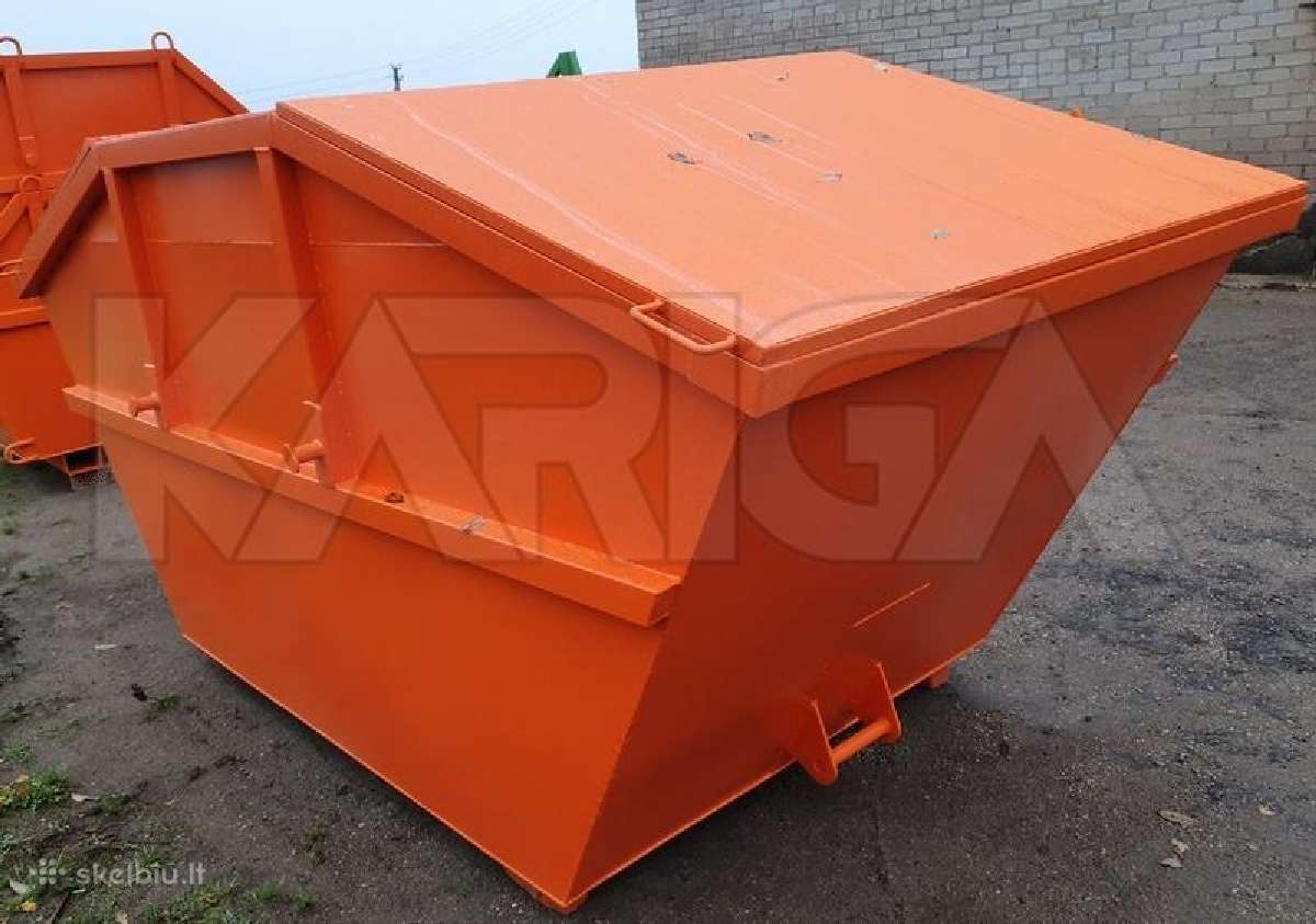 Užkeliami konteineriai Hooklift konteineriai - nuotraukos Nr. 7