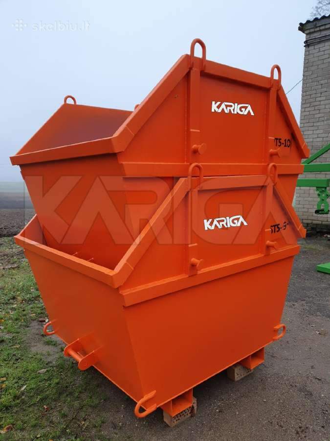 Užkeliami konteineriai Hooklift konteineriai - nuotraukos Nr. 8