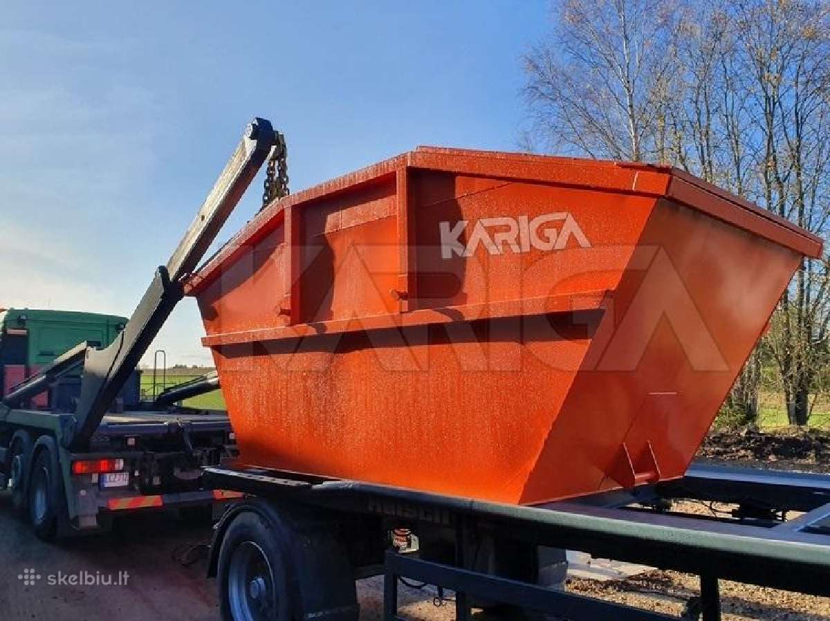 Užkeliami konteineriai Hooklift konteineriai - nuotraukos Nr. 9
