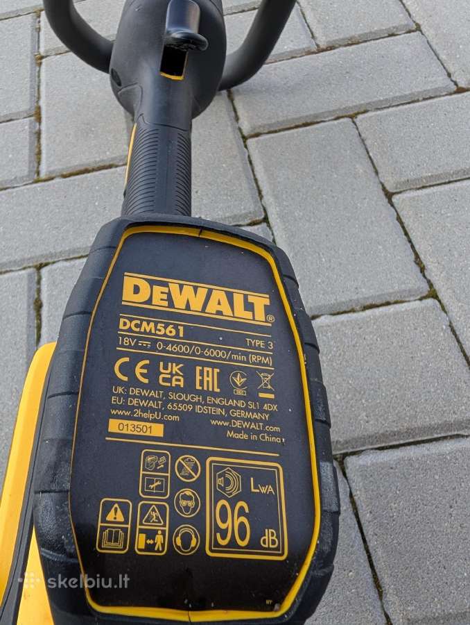 Dewalt Dcm561 trimeris - nuotraukos Nr. 2