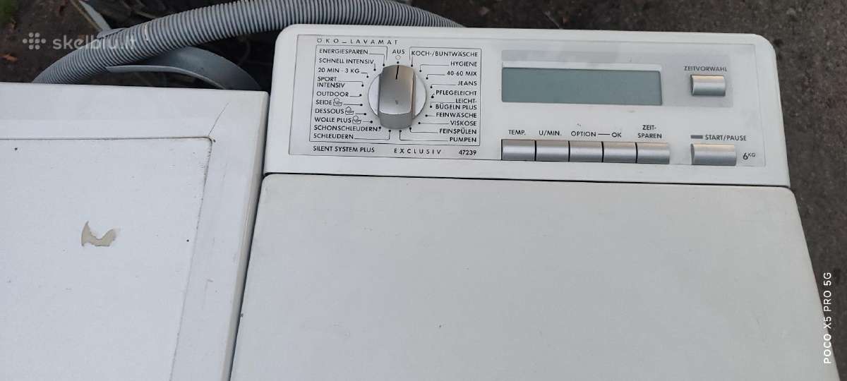Electrolux 6kg Aeg L7tea70370 40cm Per Virsu 7kg - nuotraukos Nr. 2