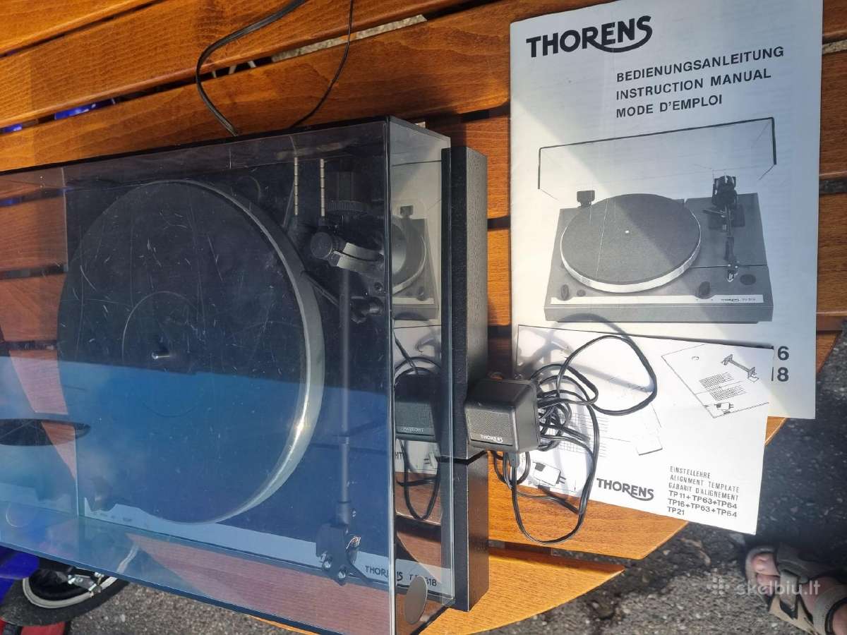 Puikus plokštelių grotuvas thorens td318 - nuotraukos Nr. 3