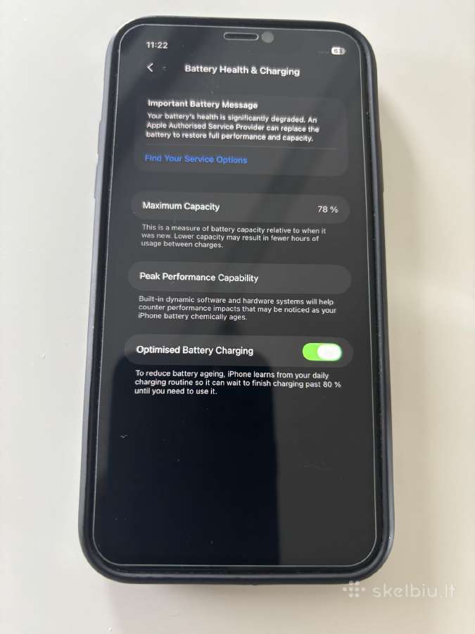 iPhone 11 64gb juodas - nuotraukos Nr. 2