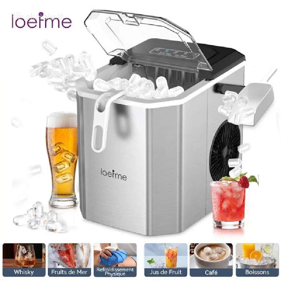 Loefme 12kg/24h ledukų gamybos aparatas - nuotraukos Nr. 2